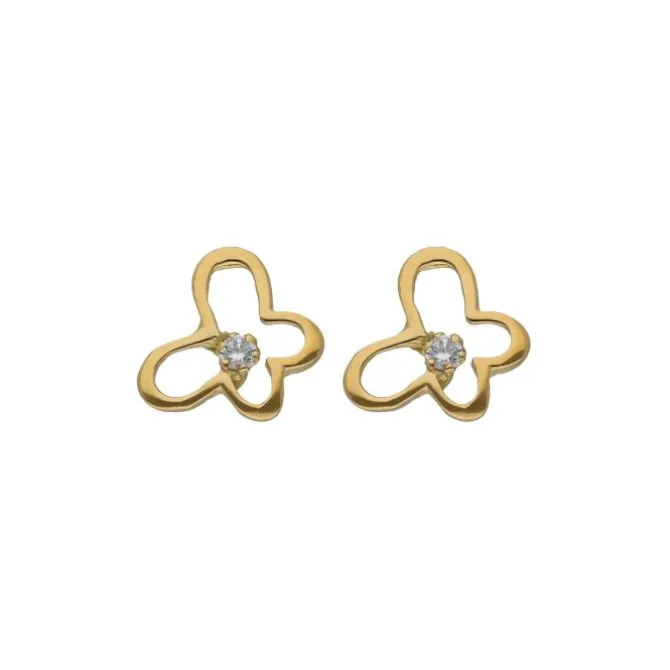 Ohrstecker "Schmetterling" Gold 585