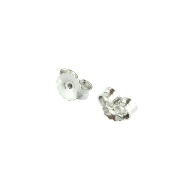 Ohrstecker Verschluss Weißgold 585 groß