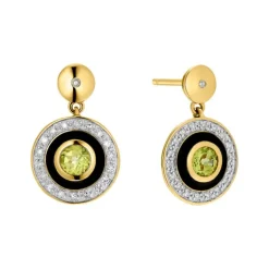 Peridot Diamant Ohrstecker Gold 585