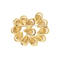 Perlen Anhänger/Brosche Gold/Weißgold 585 - Privatbesitz