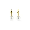 Perlen Ohrringe Gold 585