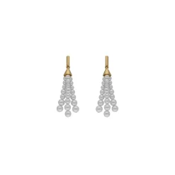 Perlen Ohrringe Gold 585