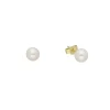 Perlen Ohrstecker Gold 585
