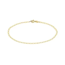 Plättchen Armkette Gold 585
