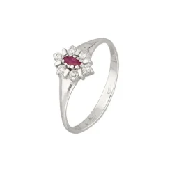 Ring Wei&szlig;gold 750 - Gr. 54 - Privatbesitz