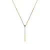 Saphir Brillant Collier Gold 585