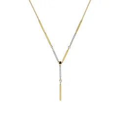Saphir Brillant Collier Gold 585
