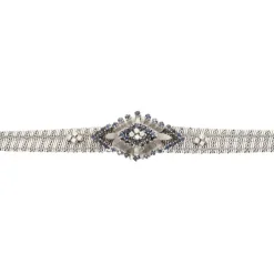 Saphir Brillantarmband Wei&szlig;gold 750 - Privatbesitz