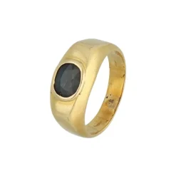 Saphir Ring Gold 750 - Gr. 58 - Privatbesitz
