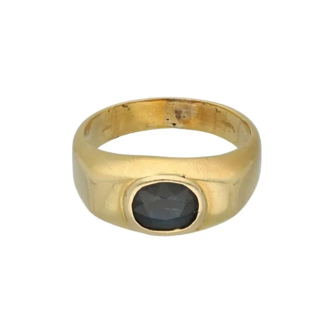 Saphir Ring Gold 750 - Gr. 58 - Privatbesitz