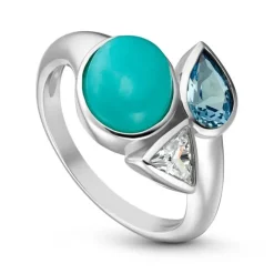 Schmuckstein Ring Amazonit Silber 925