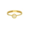 Solit&auml;r Ring Gold 585 Brillant 0,33 ct.