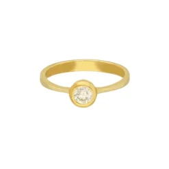 Solit&auml;r Ring Gold 585 Brillant 0,33 ct.