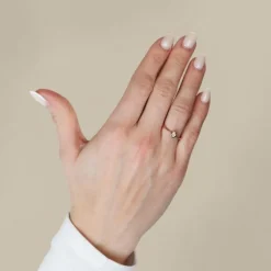 Solitär Ring Roségold 585 Brillant 0,20 ct.