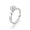 Solit&auml;r Ring Wei&szlig;gold 585 Brillant 0,75 ct.