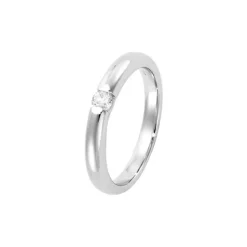 Solitär Ring Weißgold 585 Brillant 0,50 ct.