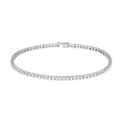 Tennisarmband Diamanten 1,55 ct. Wei&szlig;gold 750