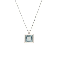 Topas Collier Weißgold 750 - Privatbesitz