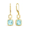 Topas Ohrh&auml;nger Gold 585