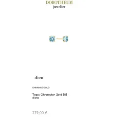 Topas Ohrstecker Gold 585