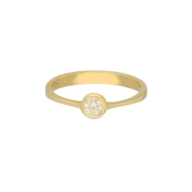 Verlobungsring Gold 585 Brillant 0,20 ct.