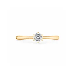 Verlobungsring Roségold 585 "Soft Peach" Brillant 0,25 ct.