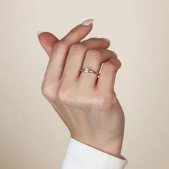 Verlobungsring Roségold 585