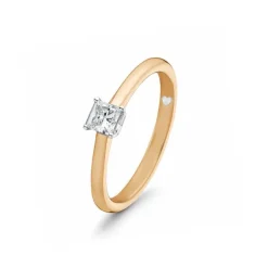 Verlobungsring Roségold 585