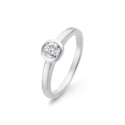Verlobungsring Weißgold 585 Brillant 0,50 ct.