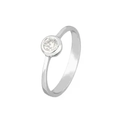 Verlobungsring Wei&szlig;gold 585 Brillant 0,33 ct.