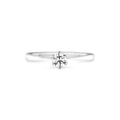 Verlobungsring Weißgold 585 Brillant 0,33 ct.