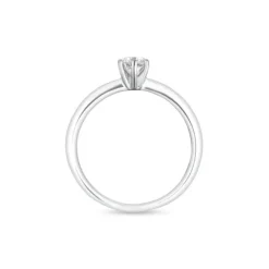 Verlobungsring Weißgold 585 Brillant 0,33 ct.