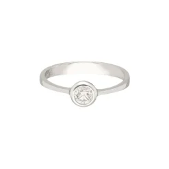 Verlobungsring Wei&szlig;gold 585 Brillant 0,33 ct.