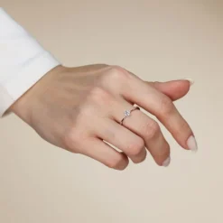 Verlobungsring Weißgold 585 Brillant 0,33 ct.